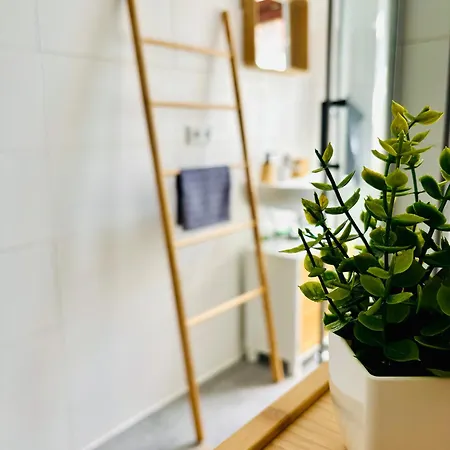 Stilvolles Boho Studio-birgit S-bahn-wifi-garten Apartment Erfurt